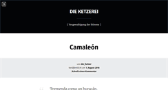 Desktop Screenshot of der-ketzer.com