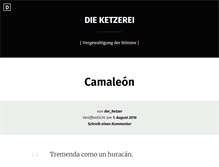 Tablet Screenshot of der-ketzer.com